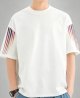 ClassicRound Men's Cotton O-Neck All-Over Pattern Tee
